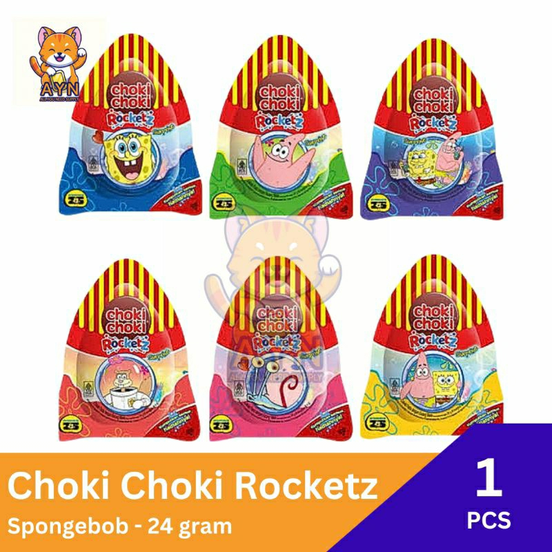 

Choki Choki Rocketz Spongebob Berhadiah 24 gram