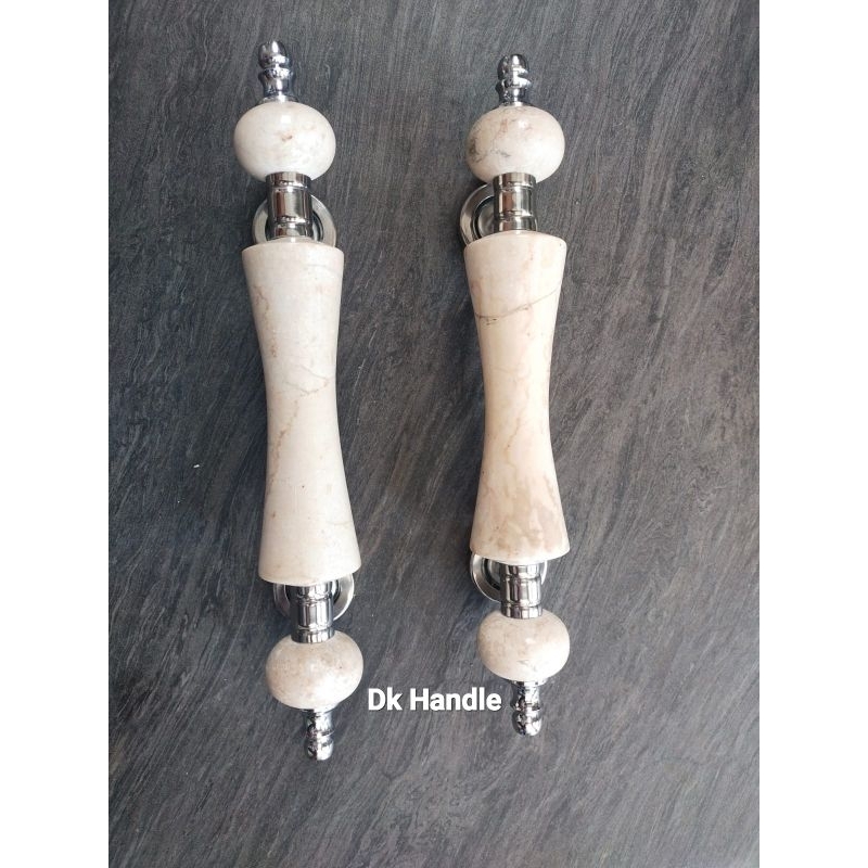 Handle pintu rumah/gagang pintu rumah bahan MARMER ASLI anti karat dan korosi
