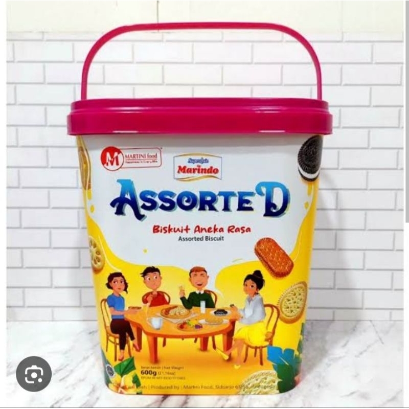 

MARINDO ASSORTED BUCKET 600GR