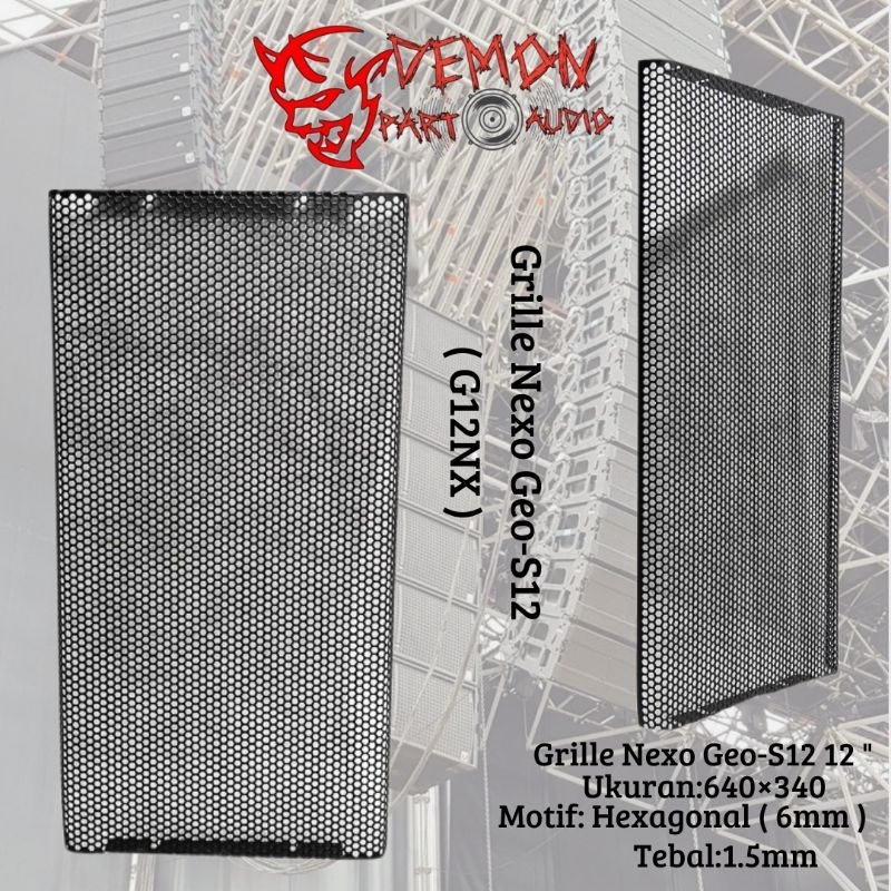 Grille/Ram Speaker NEXO GEO-S12" ( G12NX )