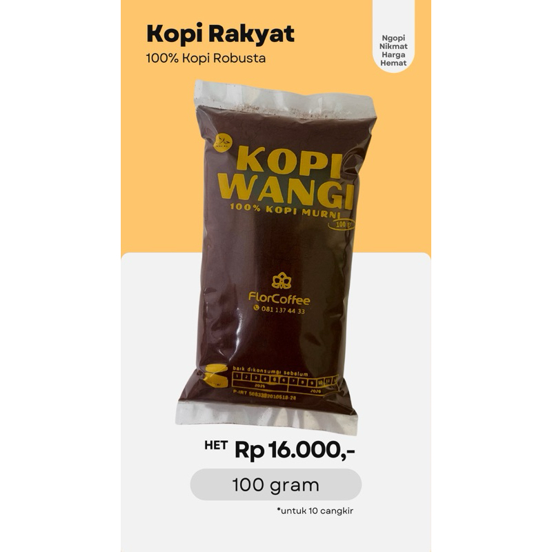 

Robusta bubuk "KOPI WANGI