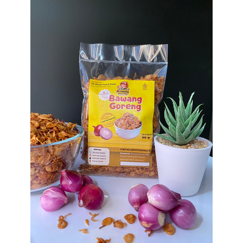 

BAWANG GORENG PREMIUM 100 Gram TANPA CAMPURAN