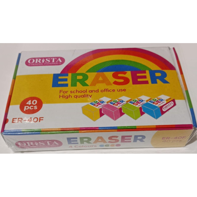 

Penghapus Pensil Orista Kecil 1 Pak isi 40 Pcs