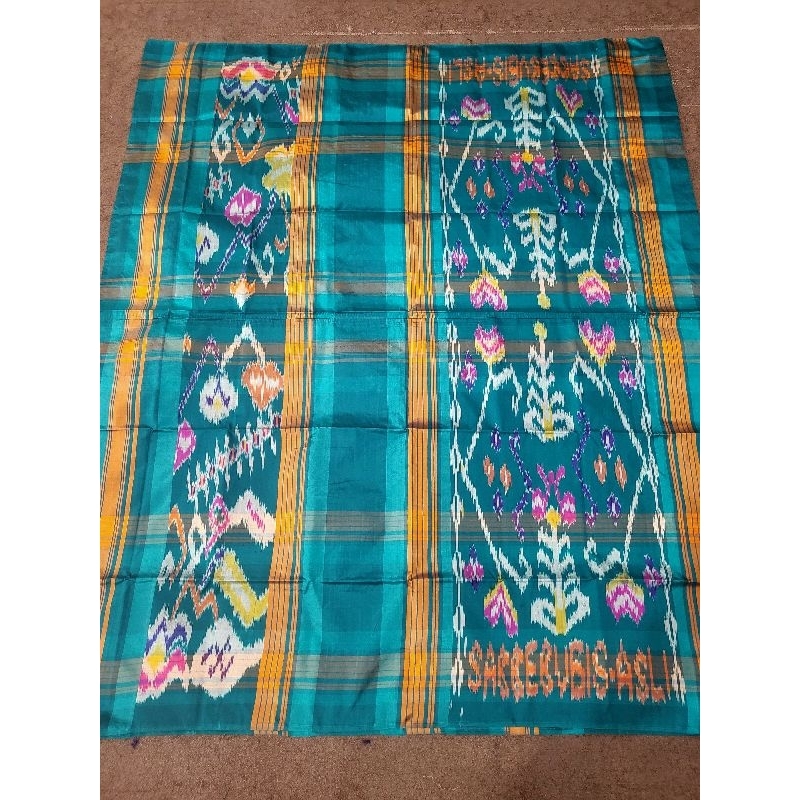 PROMO SARUNG MANDAR SABBE BUGIS ASLI ORIGINAL 100% FULL SUTRA Tenun no.1