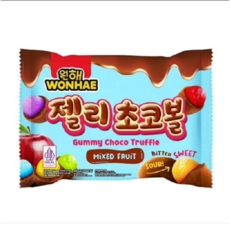 

Coklat Wonhae Gummy Choco Truffle Mixed Fruit 35gr