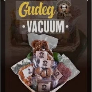 

Paket Gudeg Yu Djum Vakum/ Vacum Besek Frozen Gudeg + Ayam 1/2 Ekor + Telur 5 + Krecek