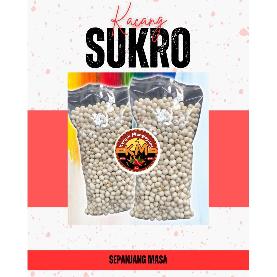 

500 Gram Kacang Sukro Putih Kiloan