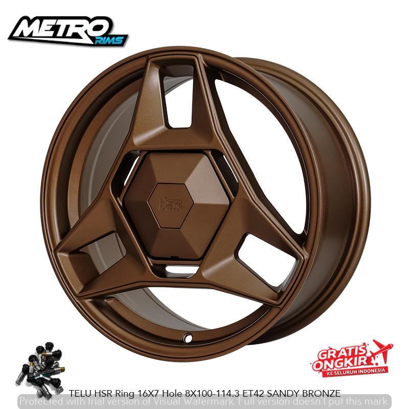 velg racing terbaru mobil wuling binguo confero dolphin alvez ring 16 pelek hsr telu r16x7 limited