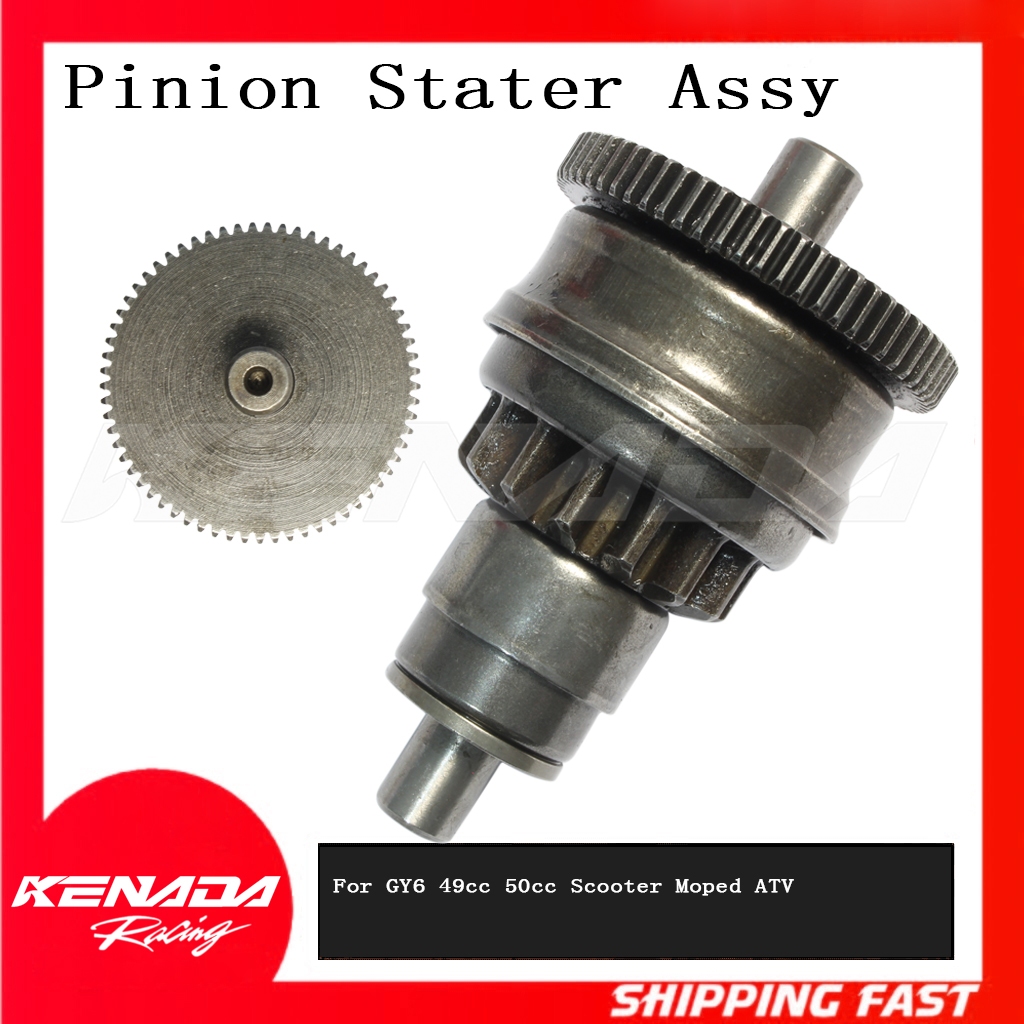KENADA RACING Pinion Stater Assy For GY6 49cc 50cc Scooter Moped ATV