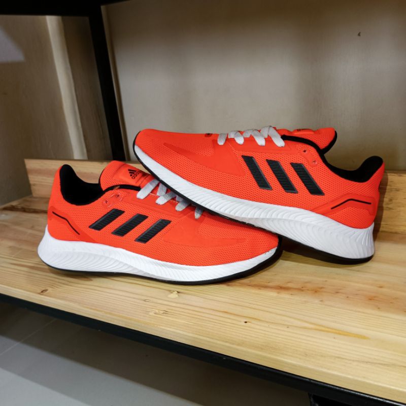 Sepatu Running Pria @dds Run Falcon Solar Red Orange Black | Sepatu Lari | Sepatu Running | 45 46 47