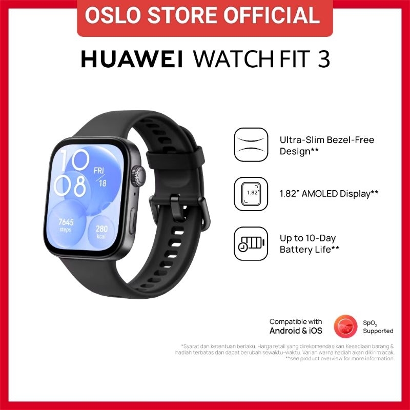 Smartwatch Huawei FIT 3