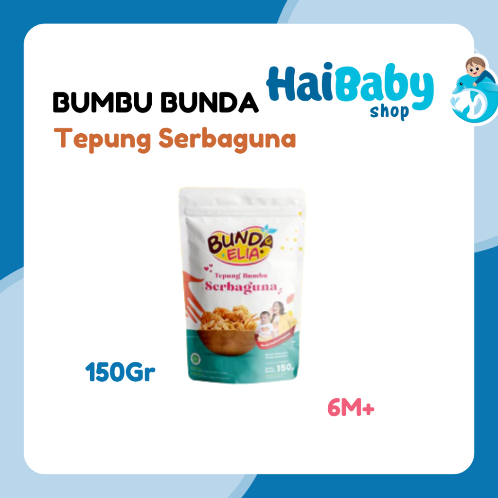 

Bumbu Bunda Elia - BPOM Tepung Crispy Non MSG / Tepung Bumbu Serbaguna Non MSG MPASI 150Gr