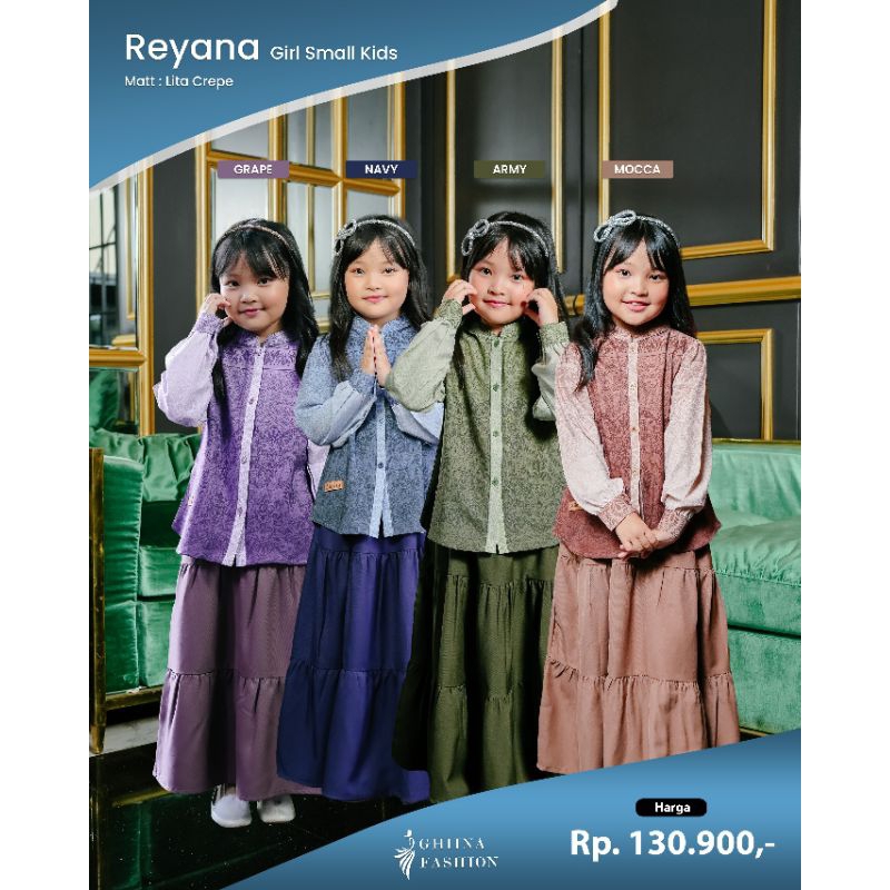 Reyana set rok kids girl by ghina fashion