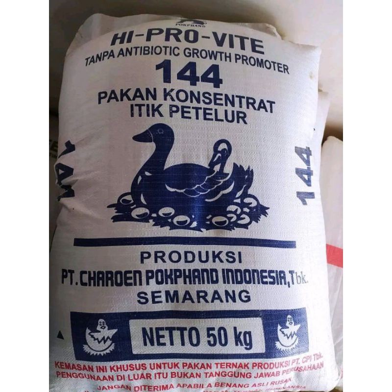 Hi pro Vite konsentrat itik petelur 144 pakan bebek Entok 1 kg