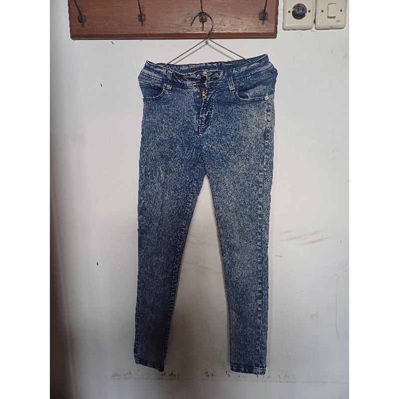 celana panjang jeans pencil wanita bronco