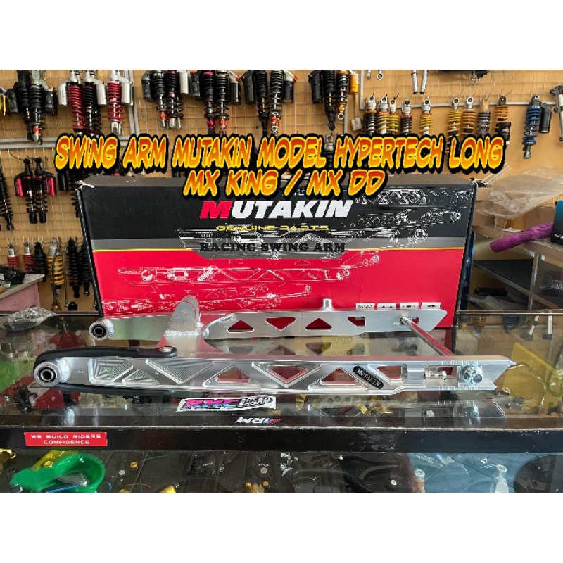 Swing Arm alumunium Mutakin long model Hypertech MX king Mx new / Arm Mutakin alumunium MX new/MX ki