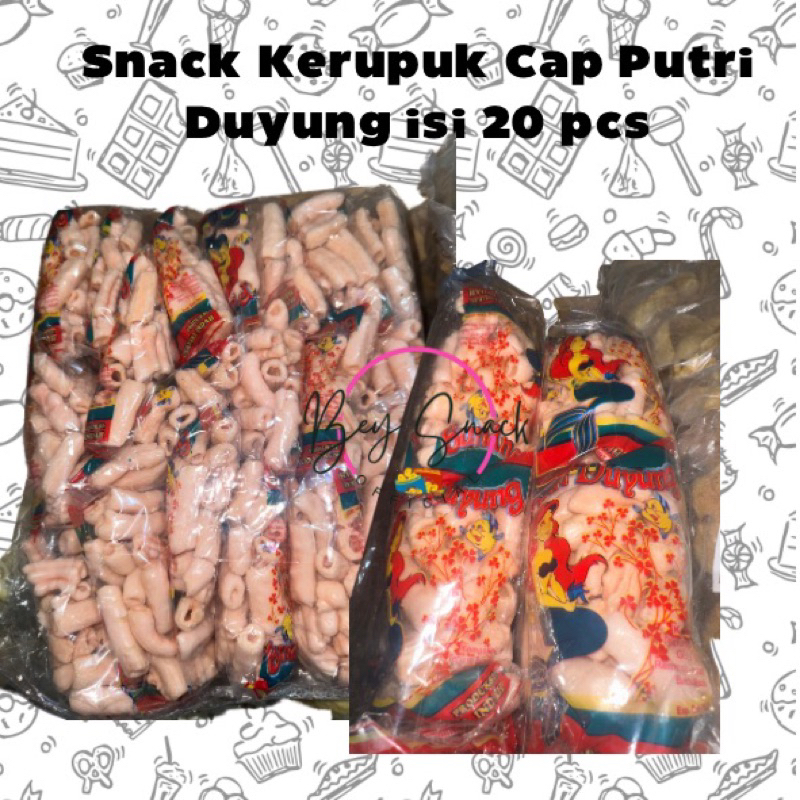 

Snack Kerupuk Cap Putri Duyung isi 20 pcs