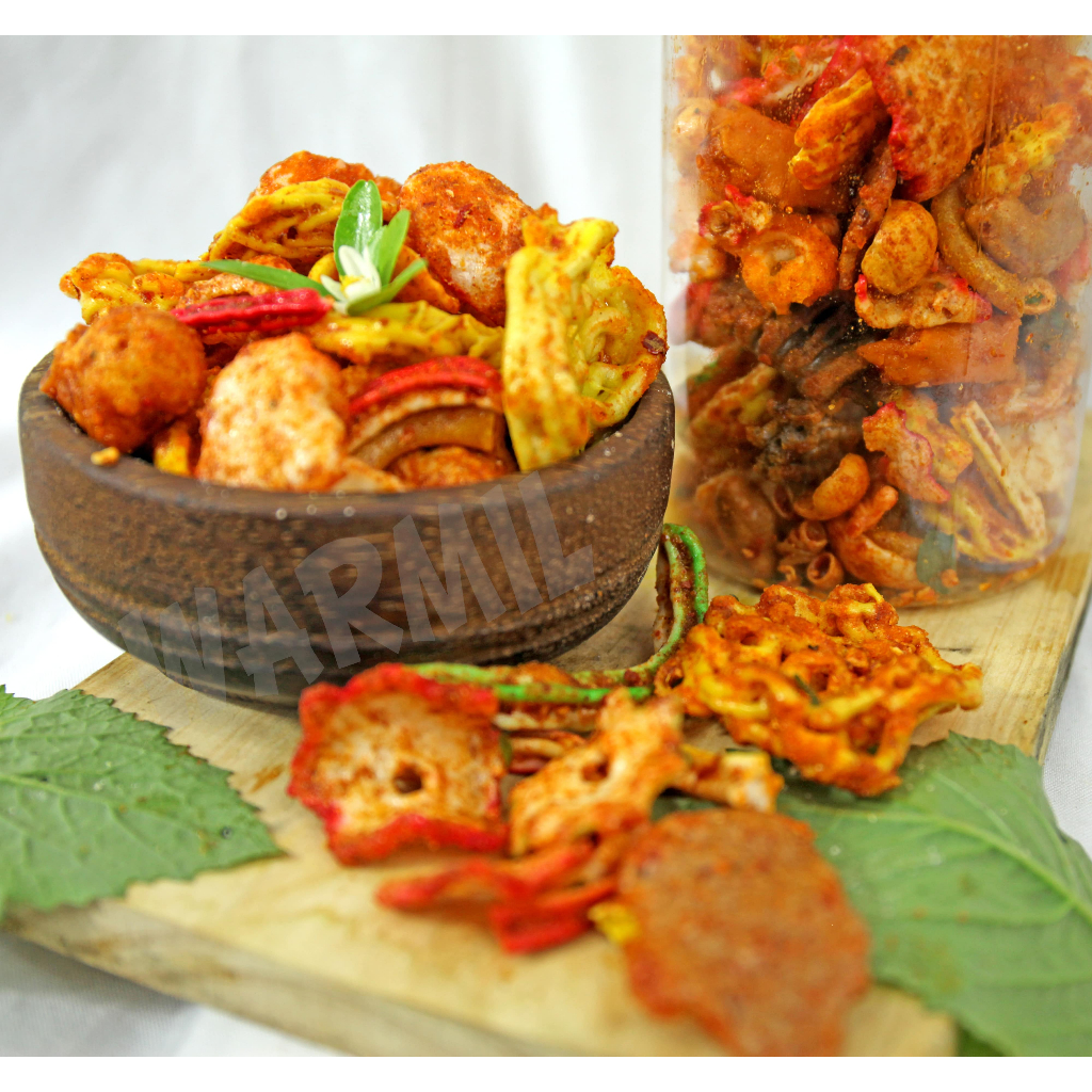 

Kerupuk Sebalk Mix Pedas / Seblak Kering Mix kerupuk Campuran / Seblak Kering Renyah