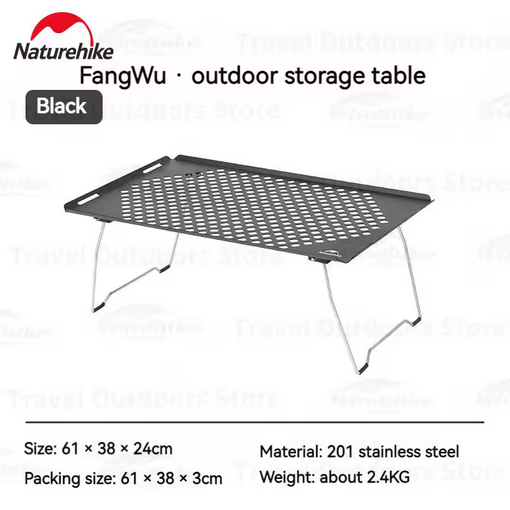 MEJA LIPAT CAMPING STAINLESS STEEL NATUREHIKE CNH22JU003