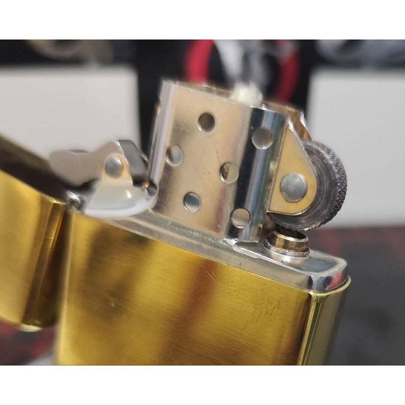 zippo original usa bruced non mate slim armor camel  camemo