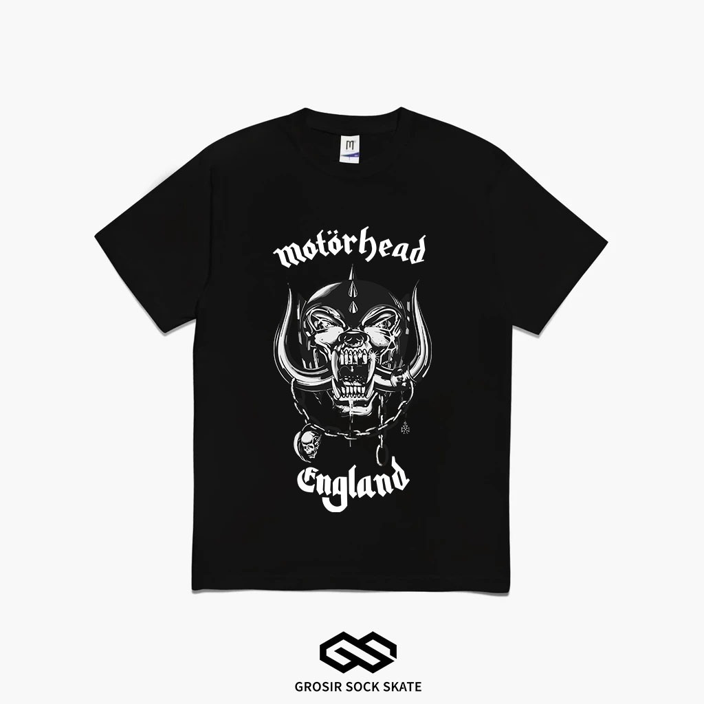 KAOS BAND MOTORHEAD 2 TAG MERCHCONS SIZE LUAR / KAOS MUSIK DISTRO - HOUSE OF PATCH