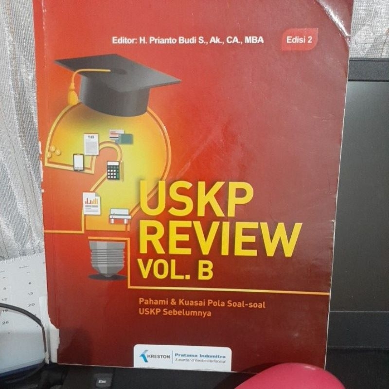 Buku USKP Review Vol. B Prianto Budi S, Pembahasan soal ujian Pajak tingkat B kondisi bekas