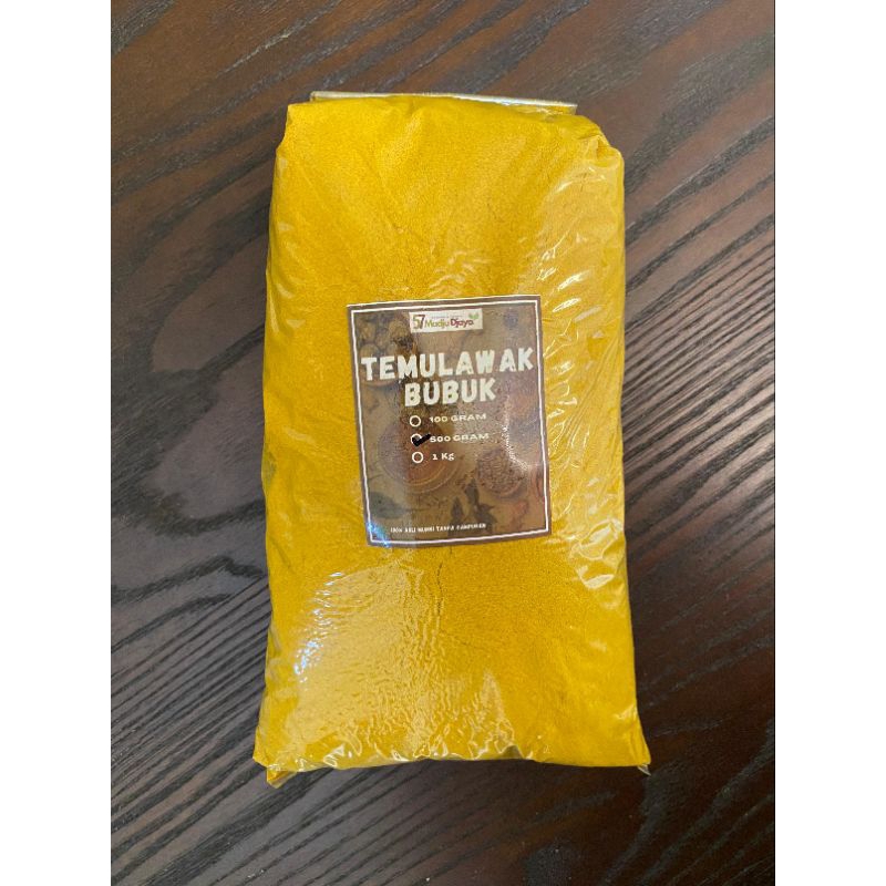 

Temulawak bubuk 500 gram murni tanpa campuran