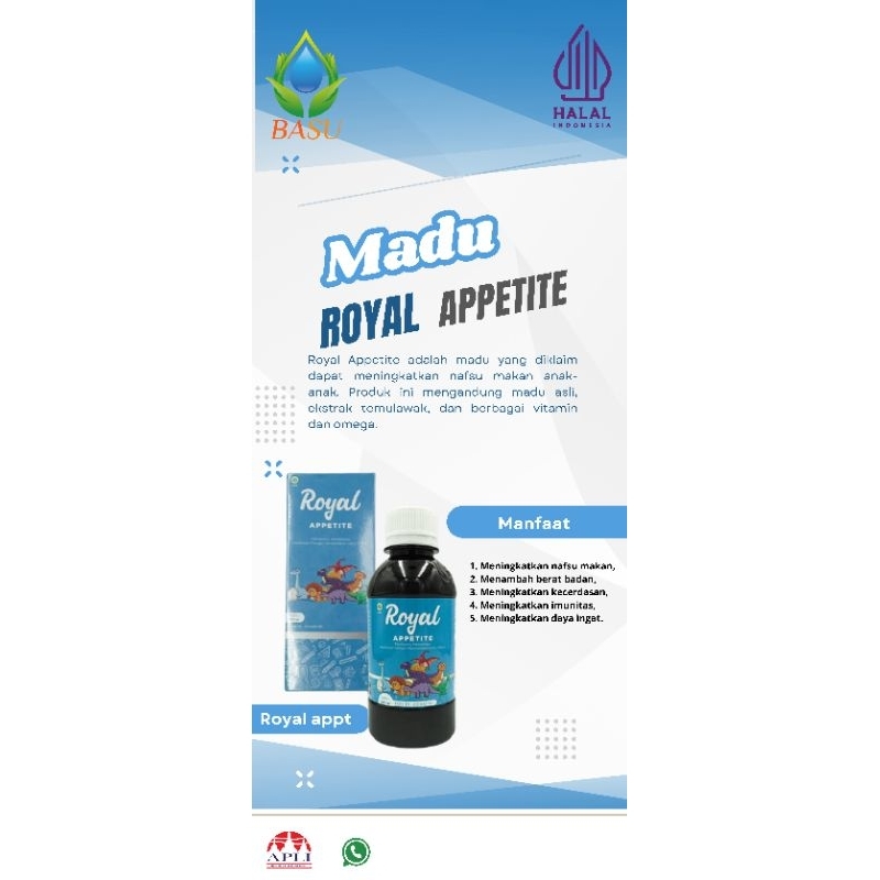 

Royal appetite madu pencerdas madu nafsu makan