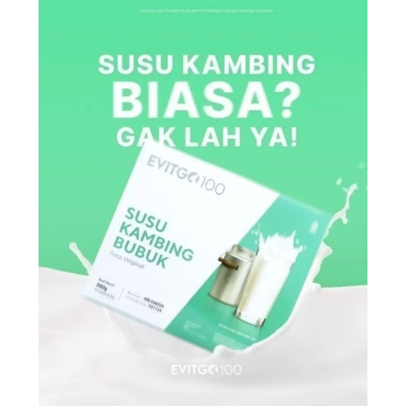 

Evitgo susu kambing original 100% / bpom