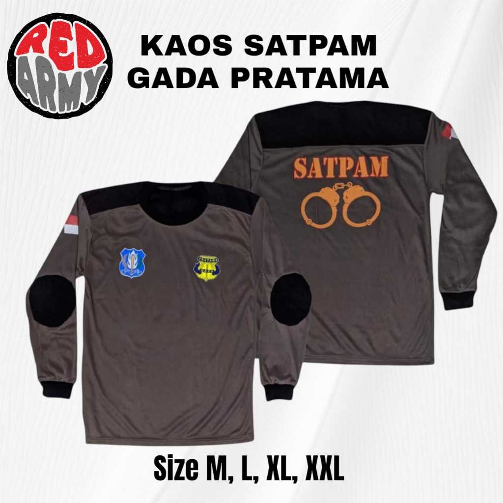 KAOS SECURITY KAOS SATPAM LENGAN PANJANG KAOS SATPAM TERBARU KAOS SATPAM GADA PRATAMA