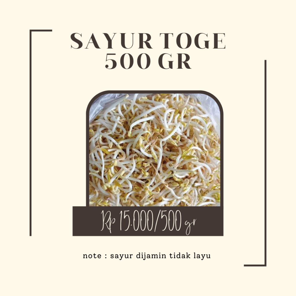 

Toge 500 gr