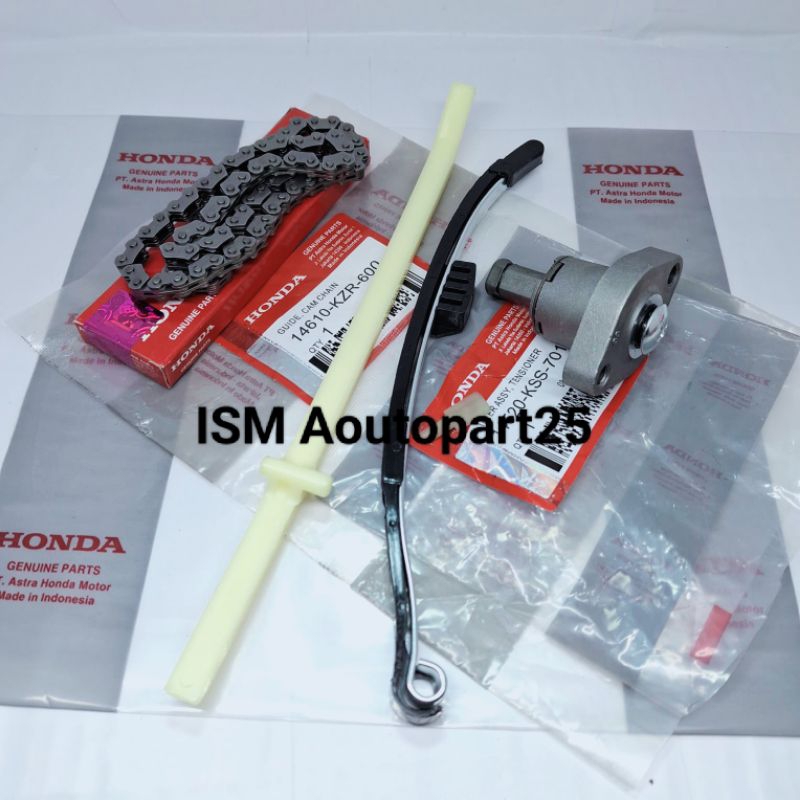 Paket Lidah Tensioner 3pcs KZR Honda Vario 125 old Lama,Vario 150,PCX 150 Original