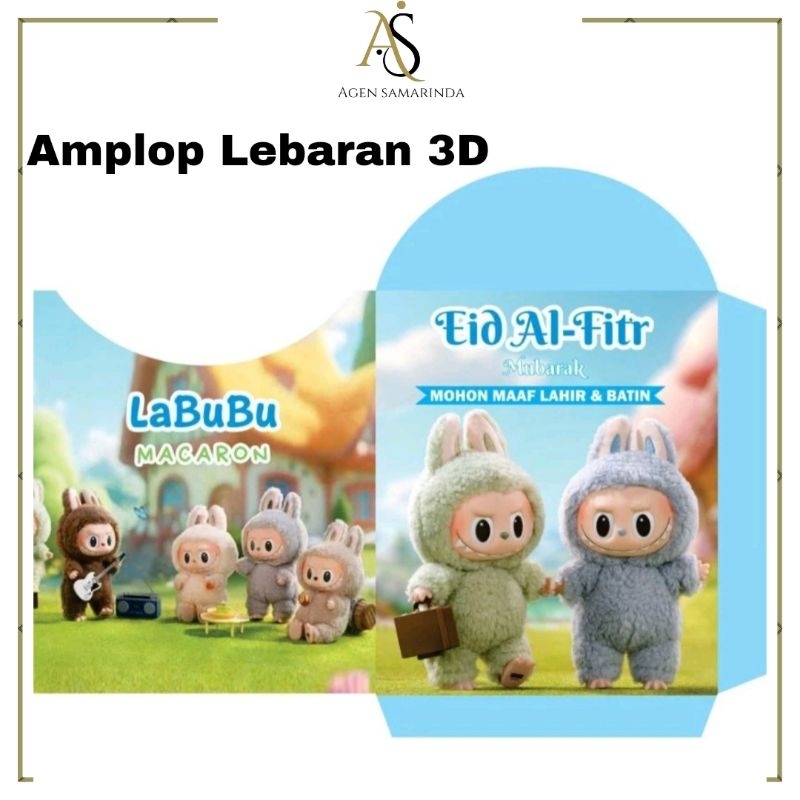 

AGEN SAMARINDA_ AMPLOP LEBARAN LABUBU 3D SATUAN