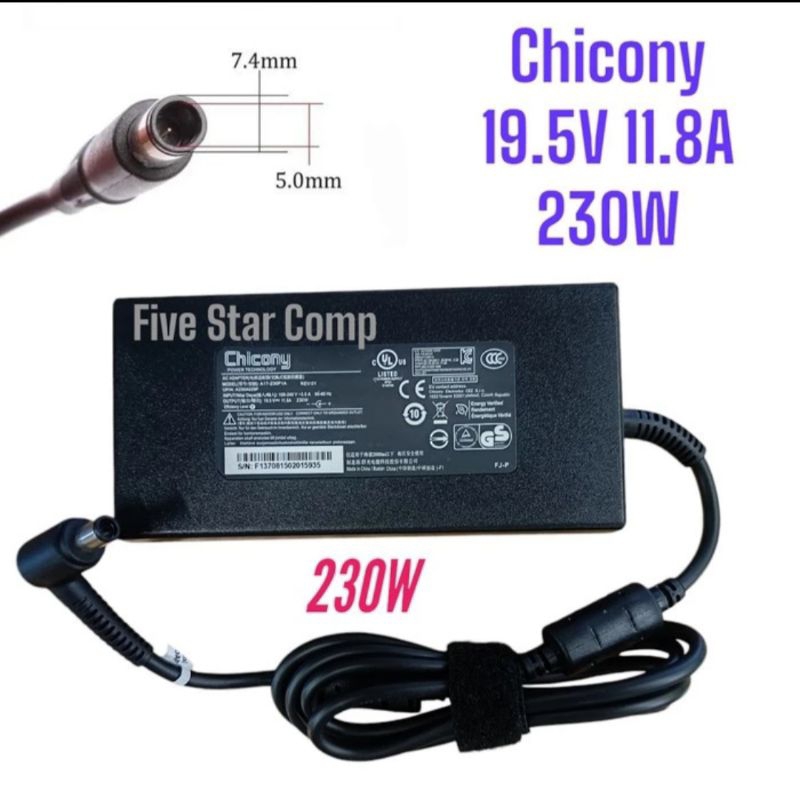 Adaptor Charger Laptop MSI GL73 GL65 Leopard 10SEK GL75 WT72 GT72 GT72VR GT72S Alpha 15 17 Raider Le