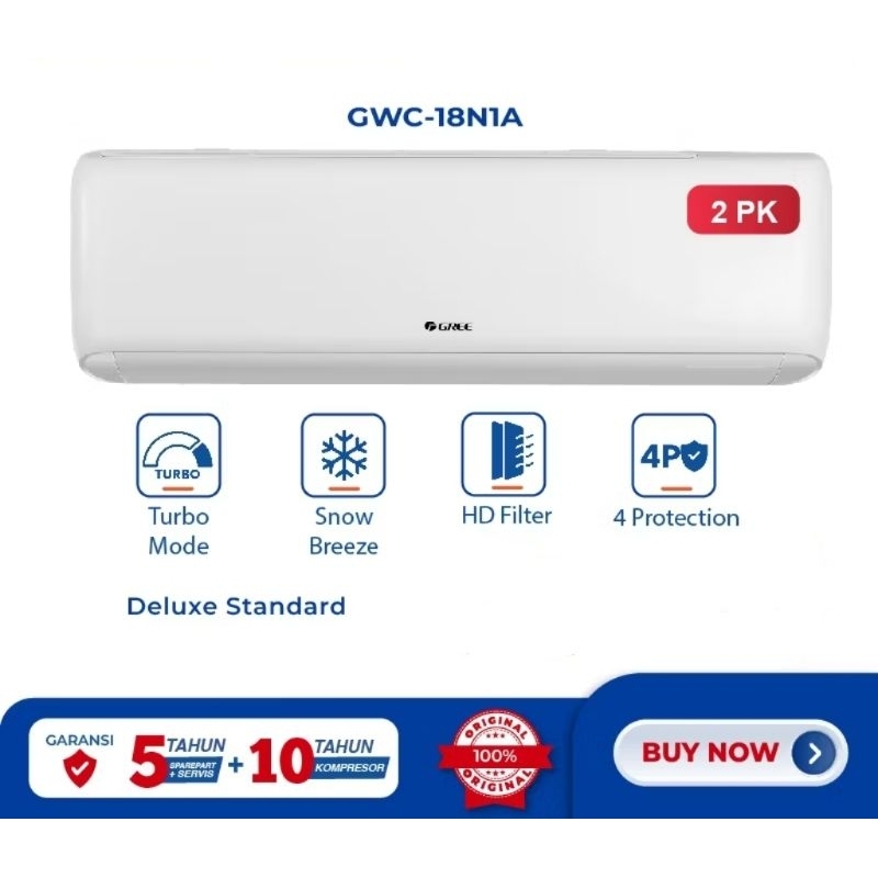 AC Gree 2 PK Deluxe Standard GWC-18N1A Gold Fin GWC 18 N1A 2 PK