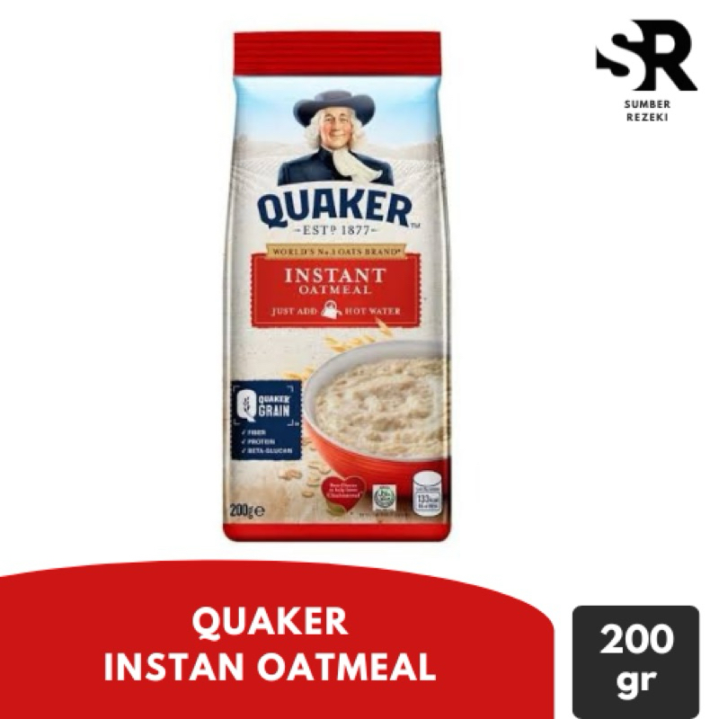 

Quaker Instan Oatmeal - Kemasan 200gr