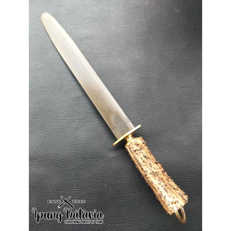 Sharpening Balkan F.DICK Finecut 25cm, Handle TanRus, Accesories Kuningan, Material Ex Kikir