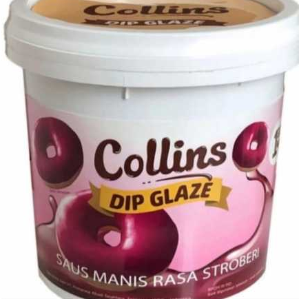 

collins glaze strawberry 1kg