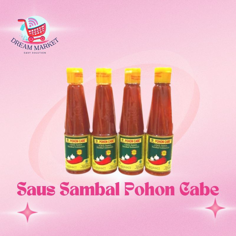 

Saus Sambal Pohon Cabe 140ml - Saus Sambal Instan Pedas