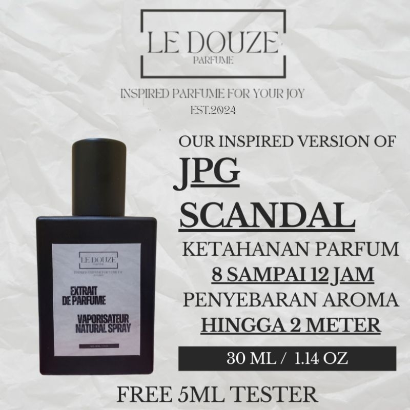 EXTRAIT DE PARFUME SCANDAL - JPG INSPIRED BY LE DOUZE