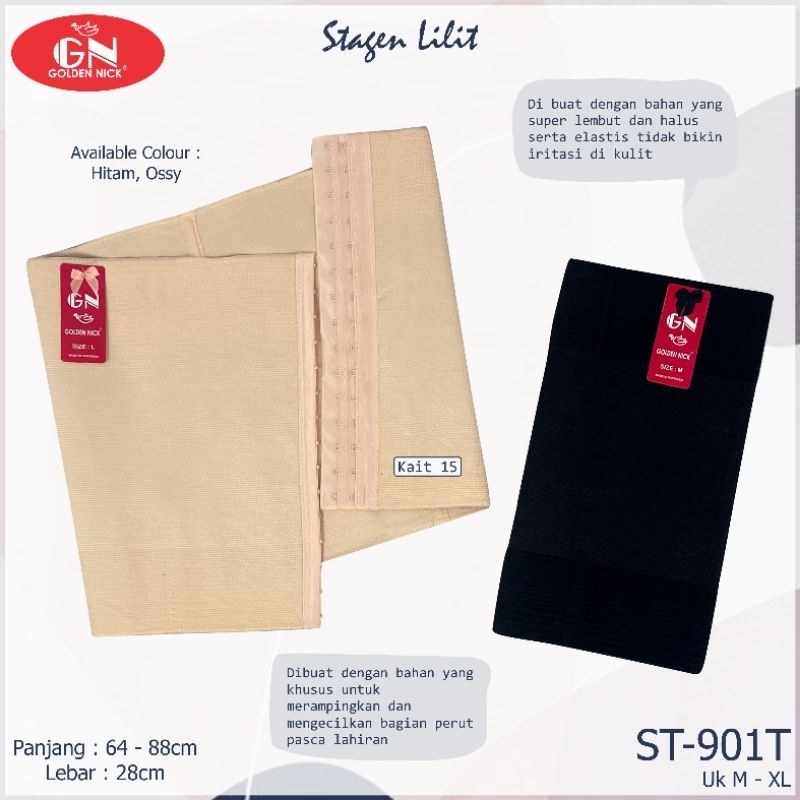 Korset//stagen golden nick 901T// stagen golden nick tulang //korset perut 29 cm GOLDEN NICK