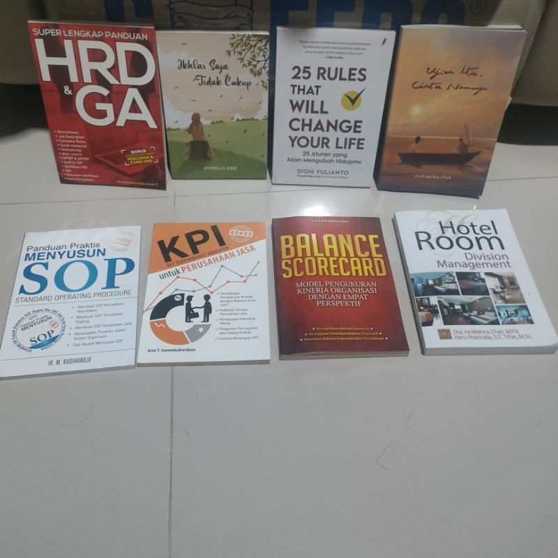 Koleksi Preloved Buku Original Murah Best Seller