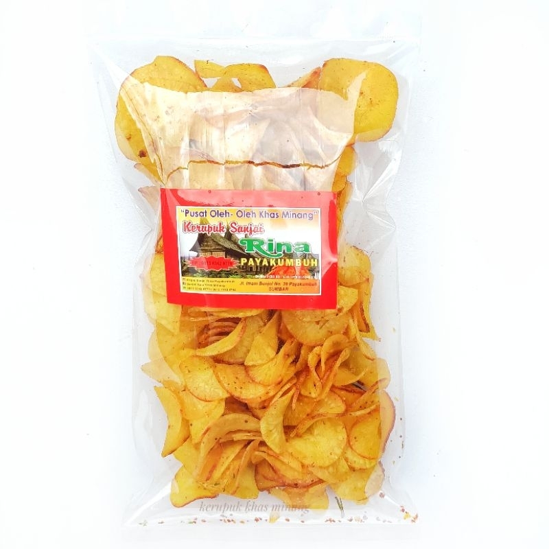 

keripik ubi bumbu kuning crispy (kerupuk ubi sate)