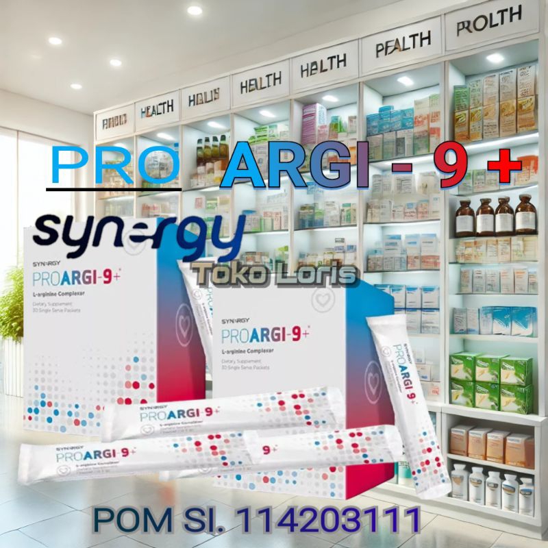 Suplemen obat jantung synergy proargi 9 plus original 30sachet