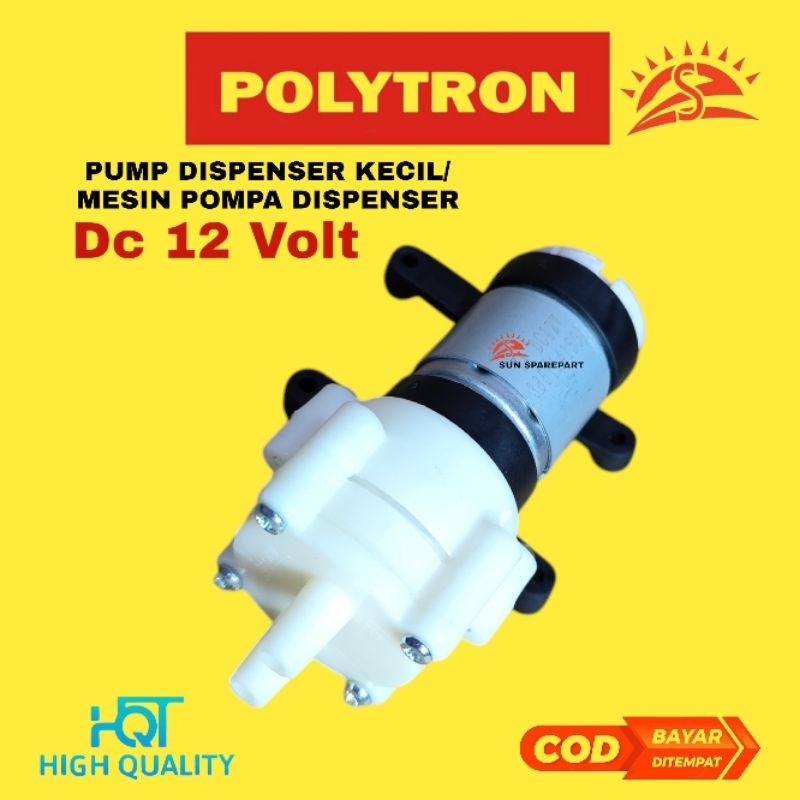 Dinamo Dispenser/Pump dispenser kecil 12 volt / mesin dispenser kecil pompa air Polytron