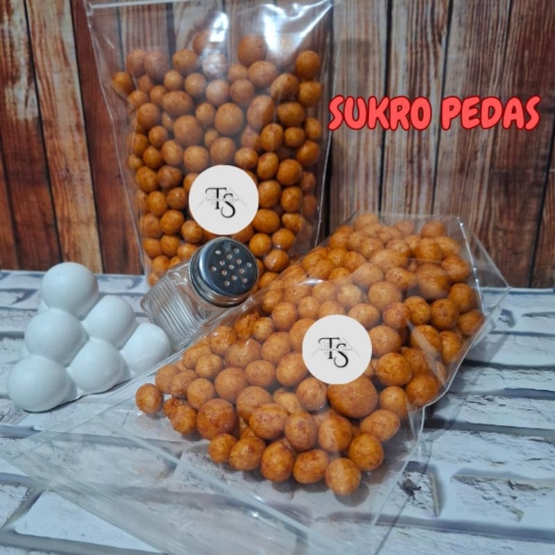 

KACANG SUKRO PEDAS 250 gram / KACANG SUKRO PEDAS MANIS / SUKRO BALADO