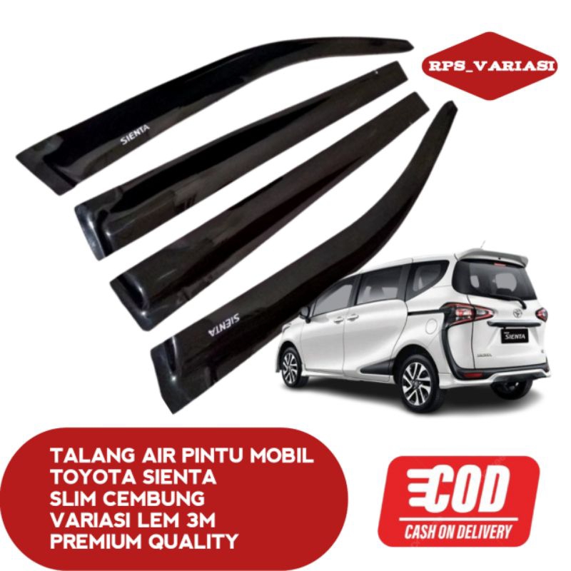Talang air mobil Toyota SIENTA 2016-2025 Premium Quality