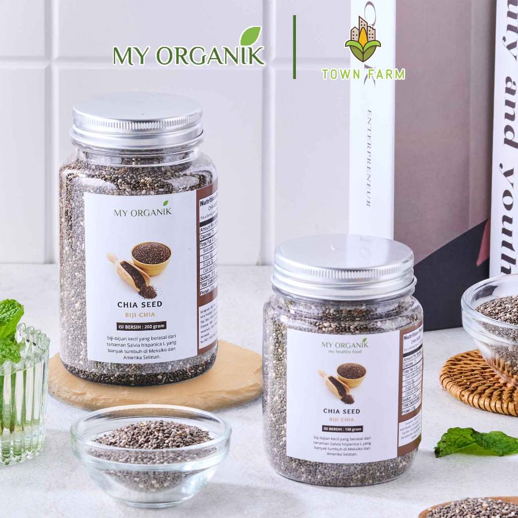 

My Organik Chia Seed Organic Chia Seed Grade A Mexico Kualitas Terbaik Untuk Diet Keto Kaya Serat Pengganti Nasi Shirataki