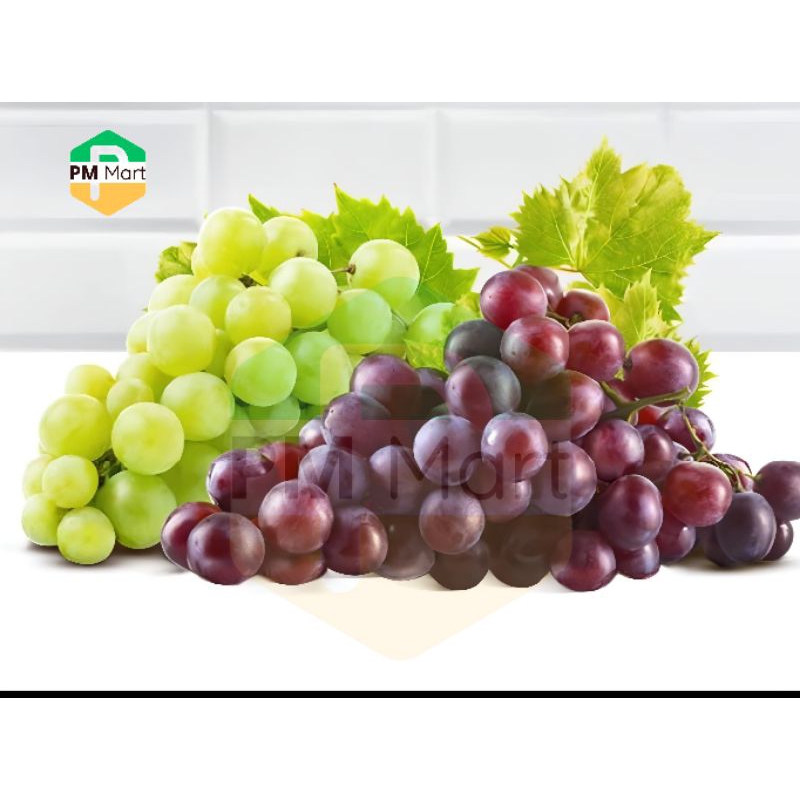 

Buah Anggur Mrh Anggur Hijau Segar 250 Gram