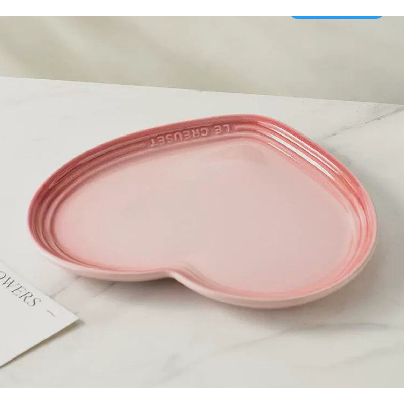 Le Creuset Piring Cantik / Piring Hati / Piring Lucu / Hadiah Piring / Souvenir Plate